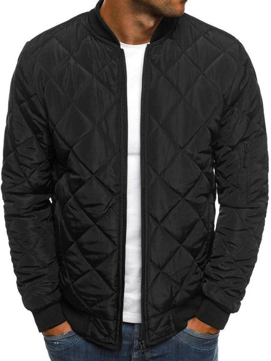 Men's Fashion Warm Coat Solid Color Jacket LEGITASY