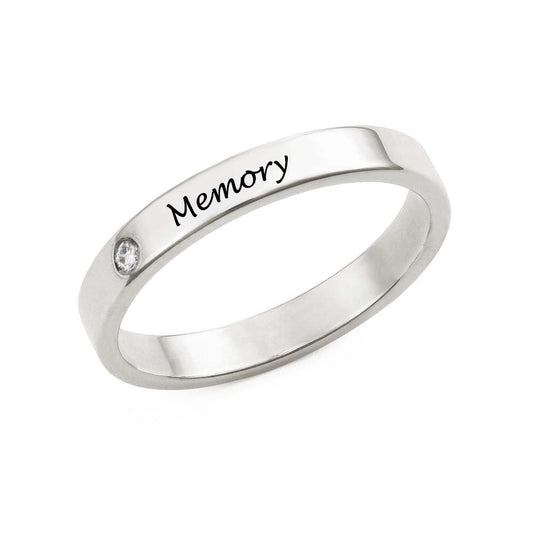 S925 Silver Classic Eternity Brick Ring LEGITASY