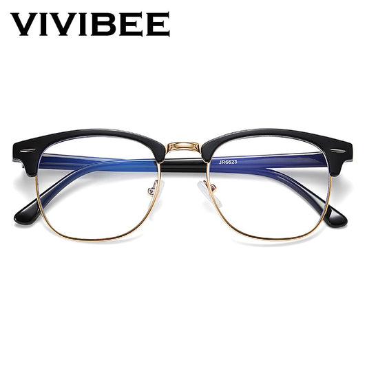 Vivibee Classic Semi Rimless Anti Blue Light Glasses LEGITASY