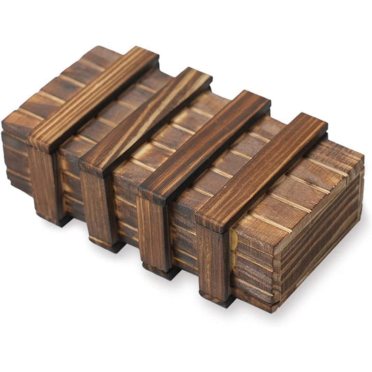 Wooden Puzzle Box with Secret Hidden Compartment for Adults LEGITASY