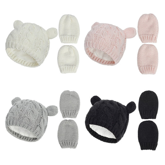 baby winter set glove and hat beanie LEGITASY